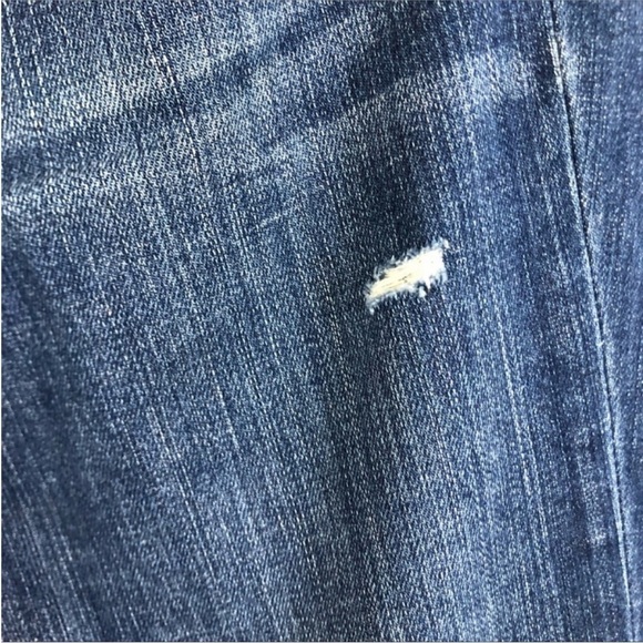 Madewell 9” High Riser Skinny Skinny Jeans Distressed with Fray Hem - Picture 7 of 11